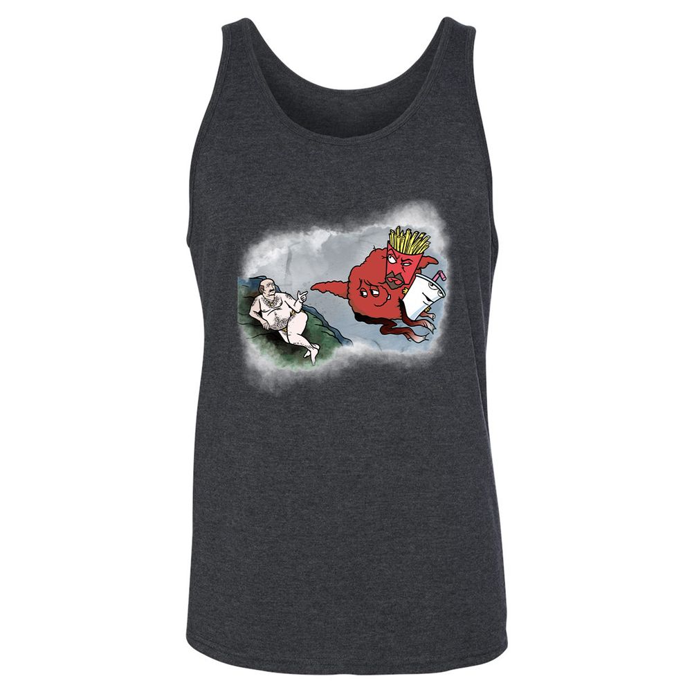 Unisex Jersey Tank - 1AA5NXE9 - Dark Grey Heather - 6