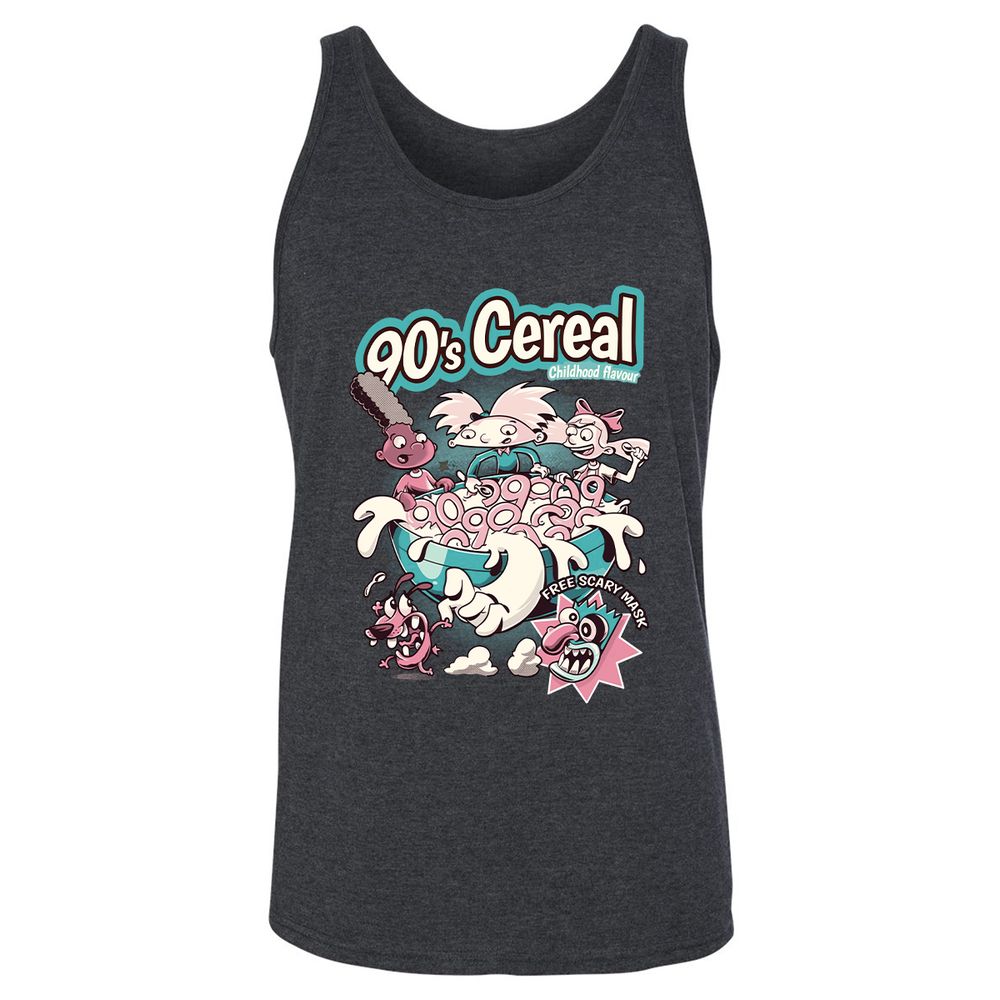 Unisex Jersey Tank - 8489J1EF - Dark Grey Heather - 6