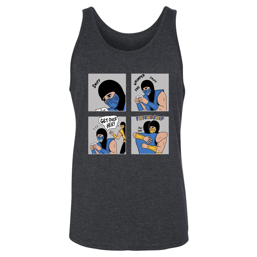 Unisex Jersey Tank - 42C3X72D - Dark Grey Heather - 6