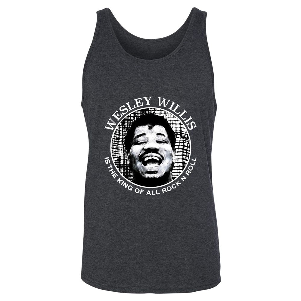 Wesley Willis is the king - Dark Grey Heather - 6