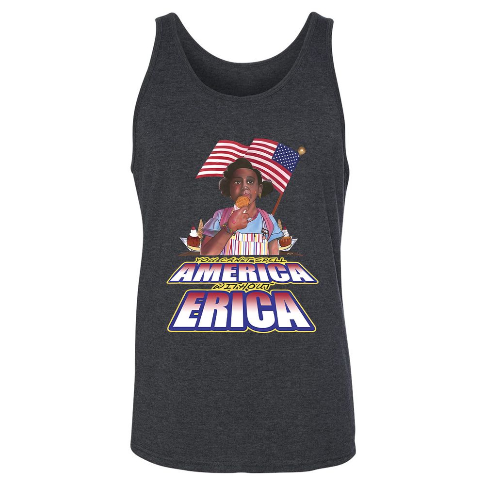 Unisex Jersey Tank - 764QF3TM - Dark Grey Heather - 6