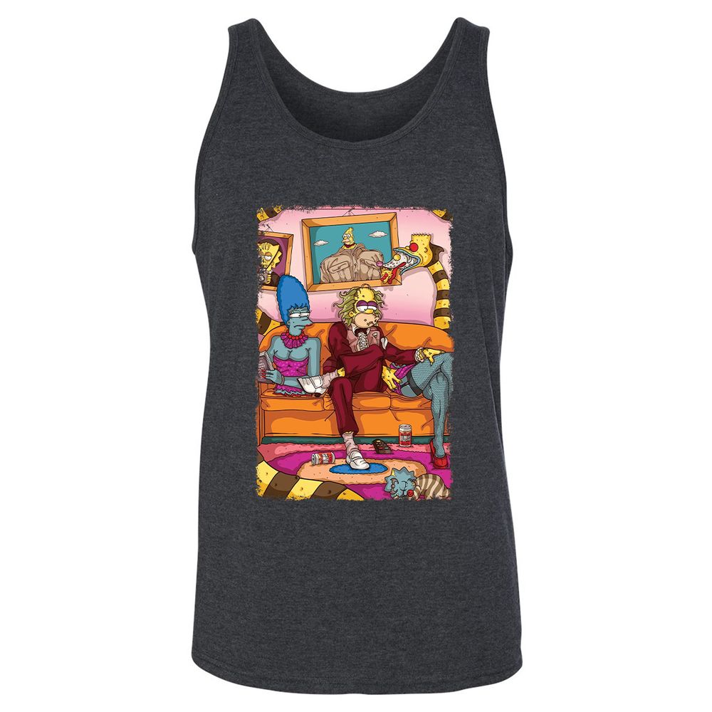 Unisex Jersey Tank - K3UB7DQ6 - Dark Grey Heather - 6