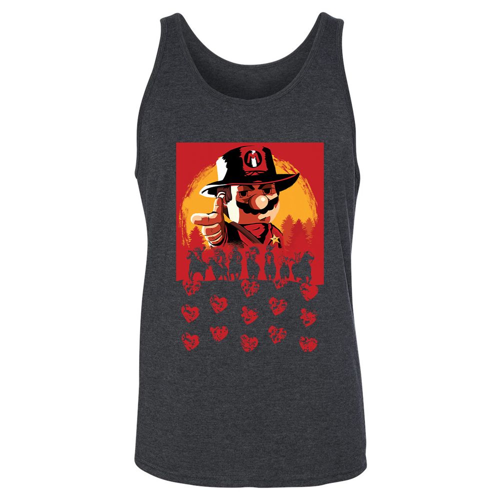 Unisex Jersey Tank - JJQBRKR4 - Dark Grey Heather - 6