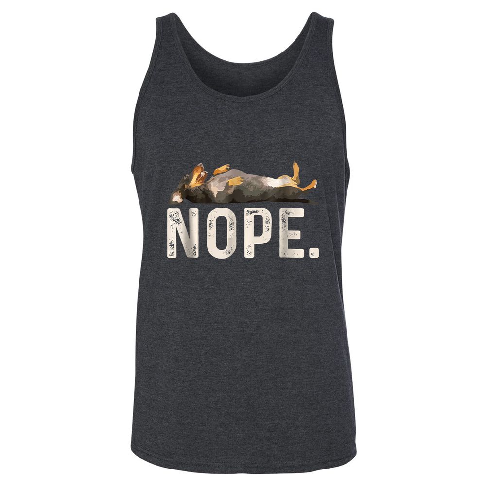 Unisex Jersey Tank - L5U97GY4 - Dark Grey Heather - 6