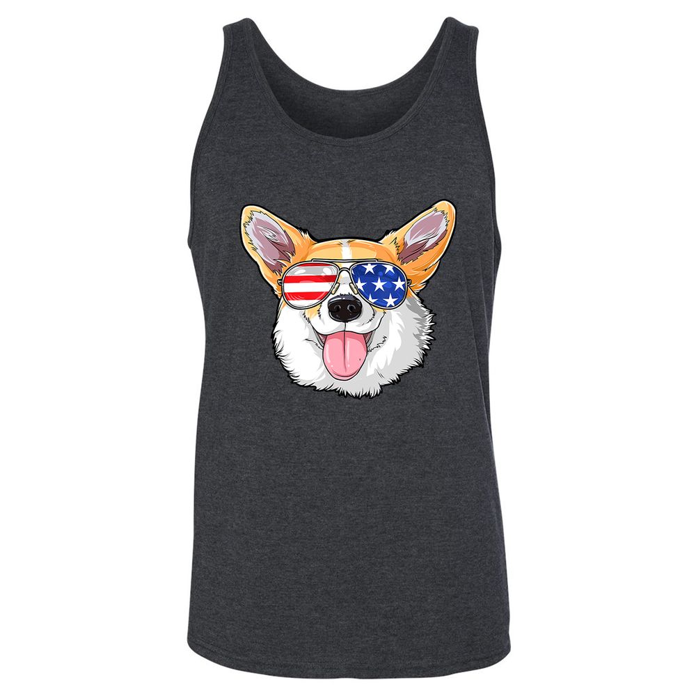 Unisex Jersey Tank - XBNHQ6JR - Dark Grey Heather - 6