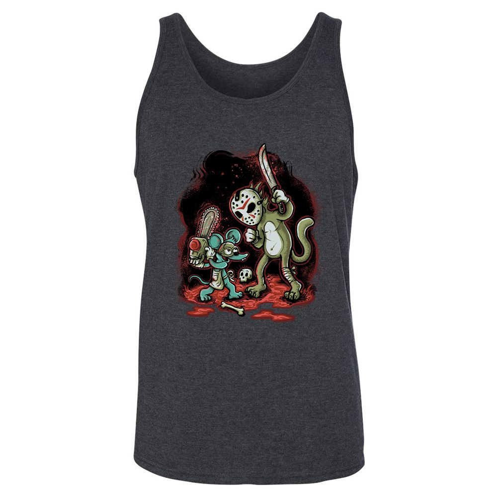 Unisex Jersey Tank - HXQNTBPU - Dark Grey Heather - 6