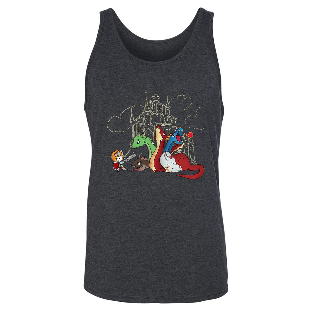Unisex Jersey Tank - DR9HPGZN - Dark Grey Heather - 6
