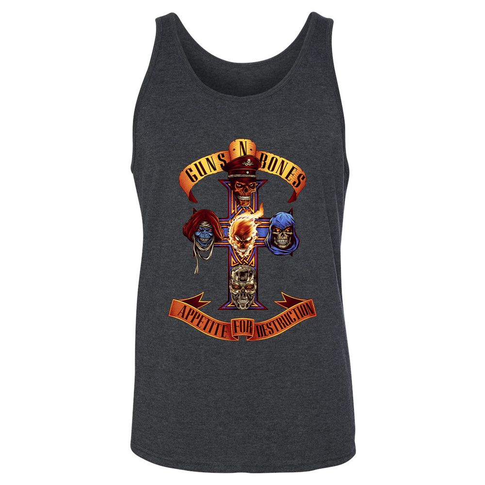 Unisex Jersey Tank - Q51MAB3U - Dark Grey Heather - 6