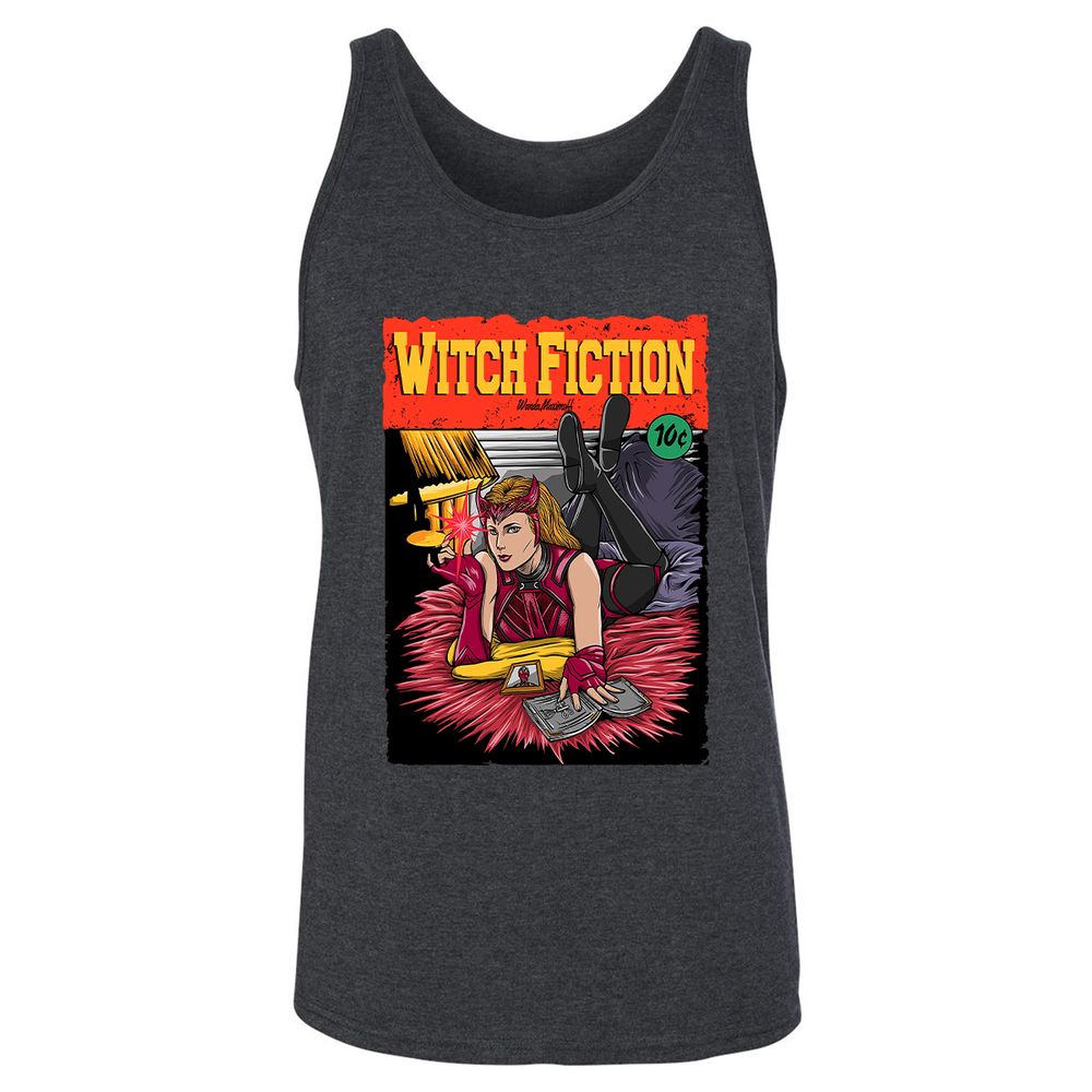 Unisex Jersey Tank - P9A9DY87 - Dark Grey Heather - 6