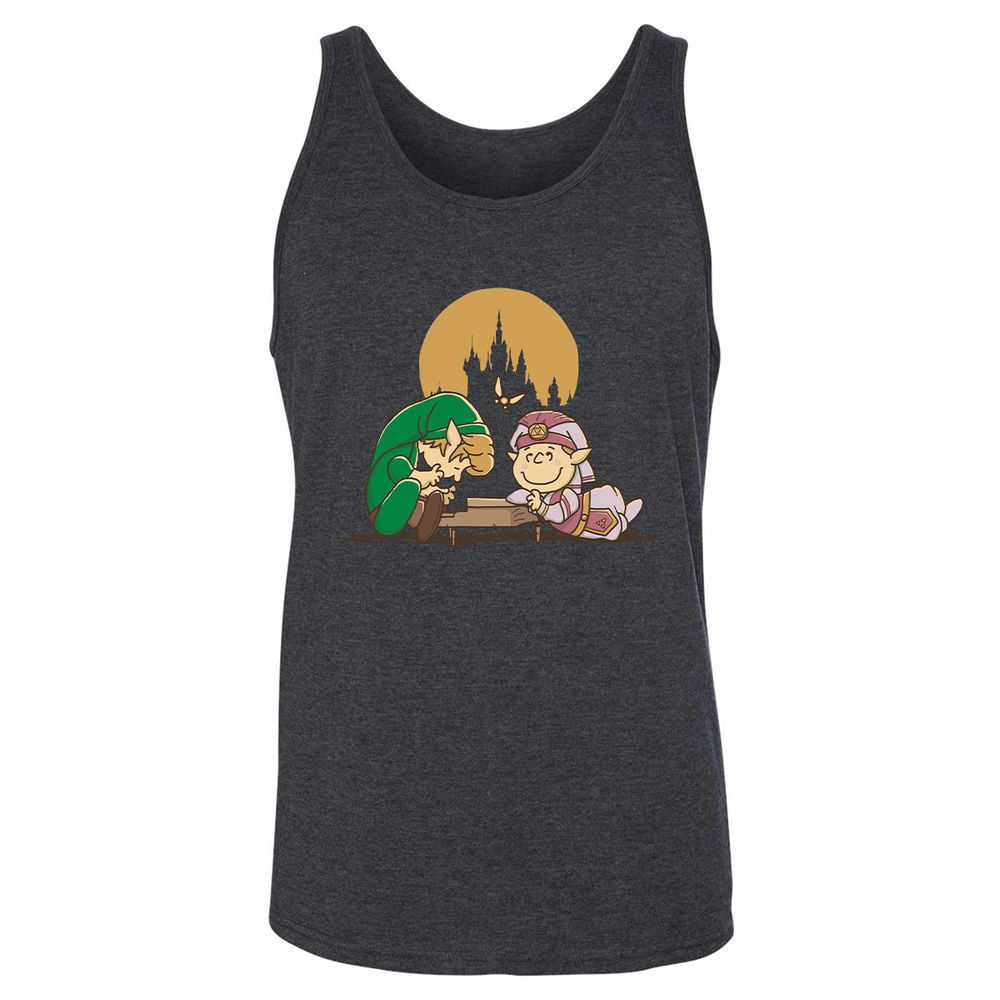 Unisex Jersey Tank - 55MCWFUV - Dark Grey Heather - 6
