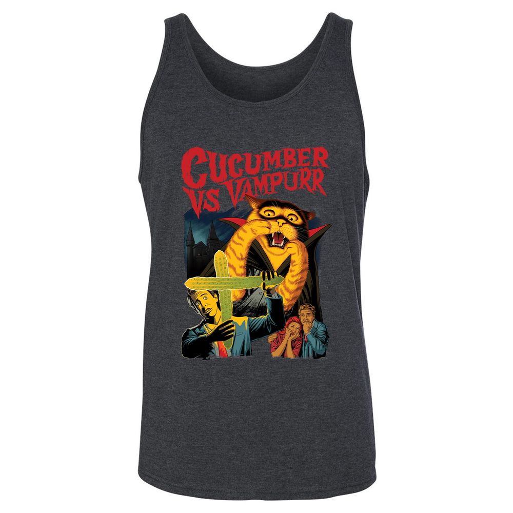 Unisex Jersey Tank - CJ6LY2ZX - Dark Grey Heather - 6