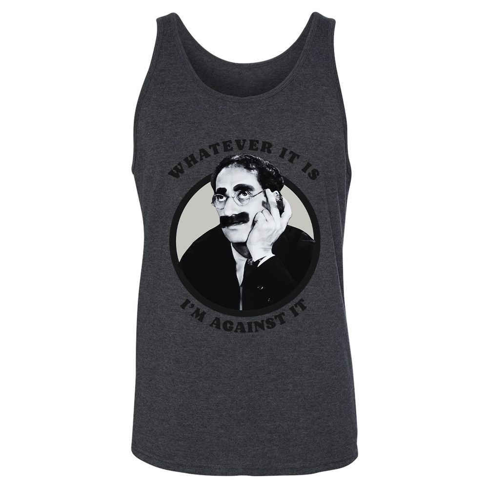 Unisex Jersey Tank - JJJLUAN6 - Dark Grey Heather - 6