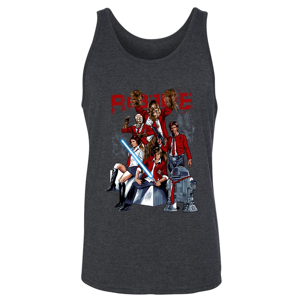 Unisex Jersey Tank - 4291PZB2 - Dark Grey Heather - 6