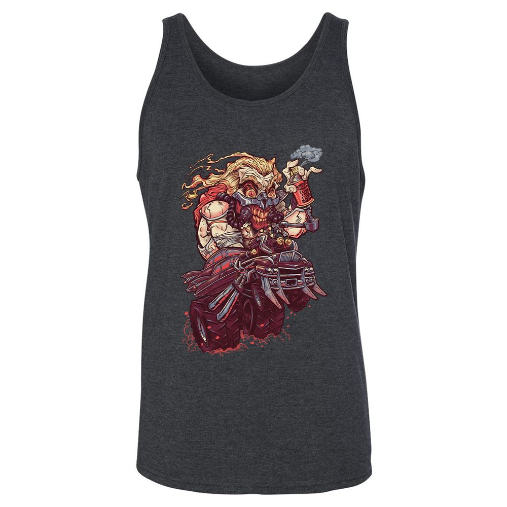 Unisex Jersey Tank - UM8FS6DJ - Dark Grey Heather - 6