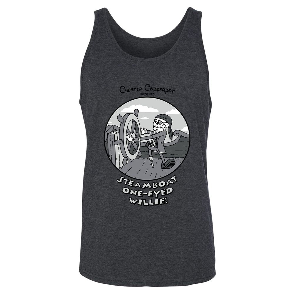 Unisex Jersey Tank - JX77AAGK - Dark Grey Heather - 6