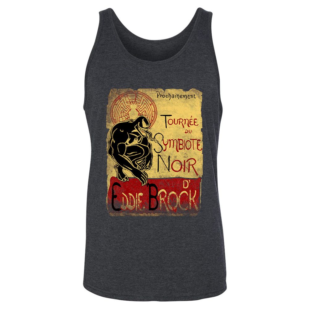 Unisex Jersey Tank - SUREKCDY - Dark Grey Heather - 6