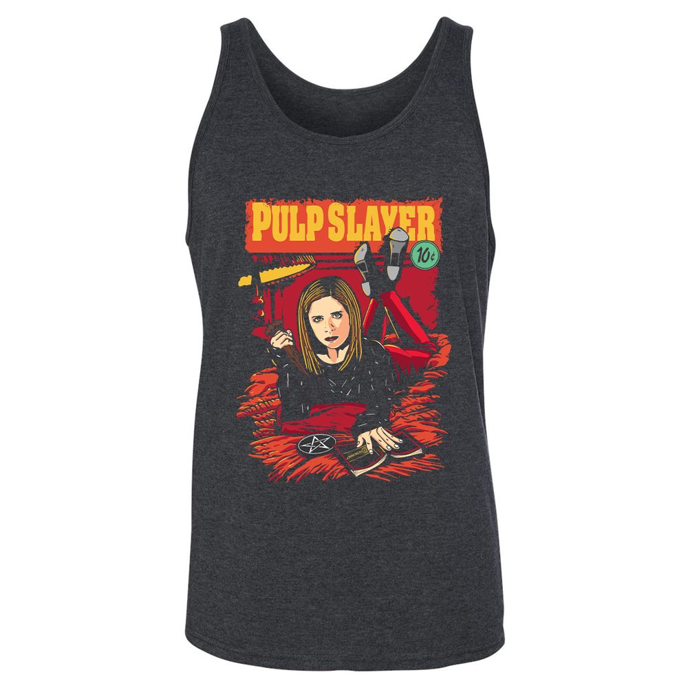 Unisex Jersey Tank - WMV7ZVN8 - Dark Grey Heather - 6