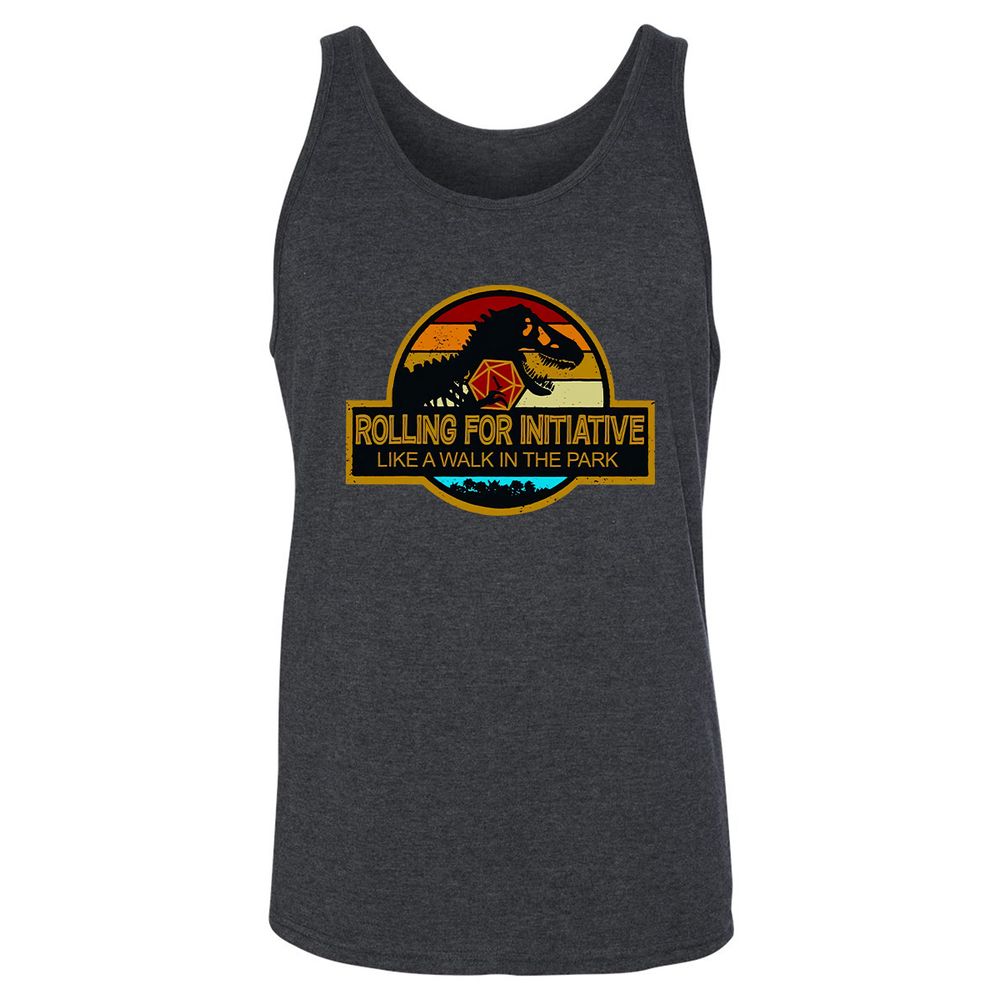 Unisex Jersey Tank - NLM3V6E4 - Dark Grey Heather - 6