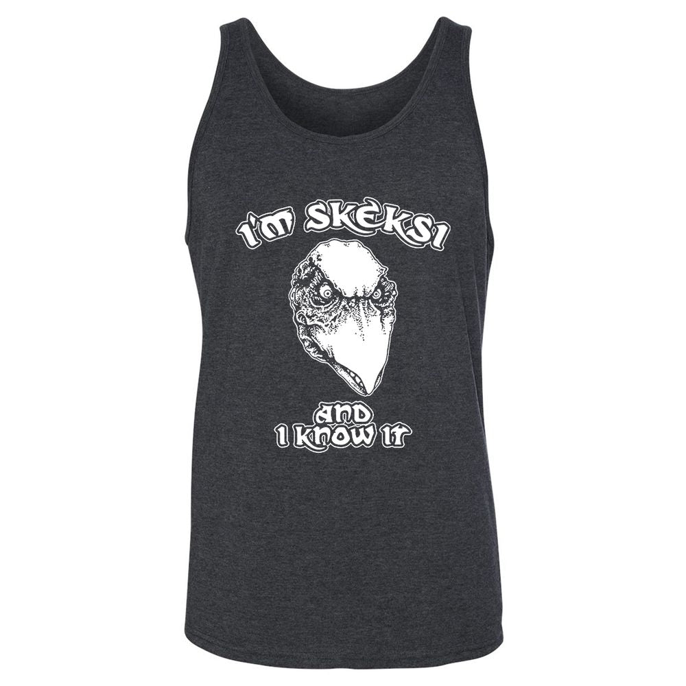 Unisex Jersey Tank - XQH4UW9A - Dark Grey Heather - 6