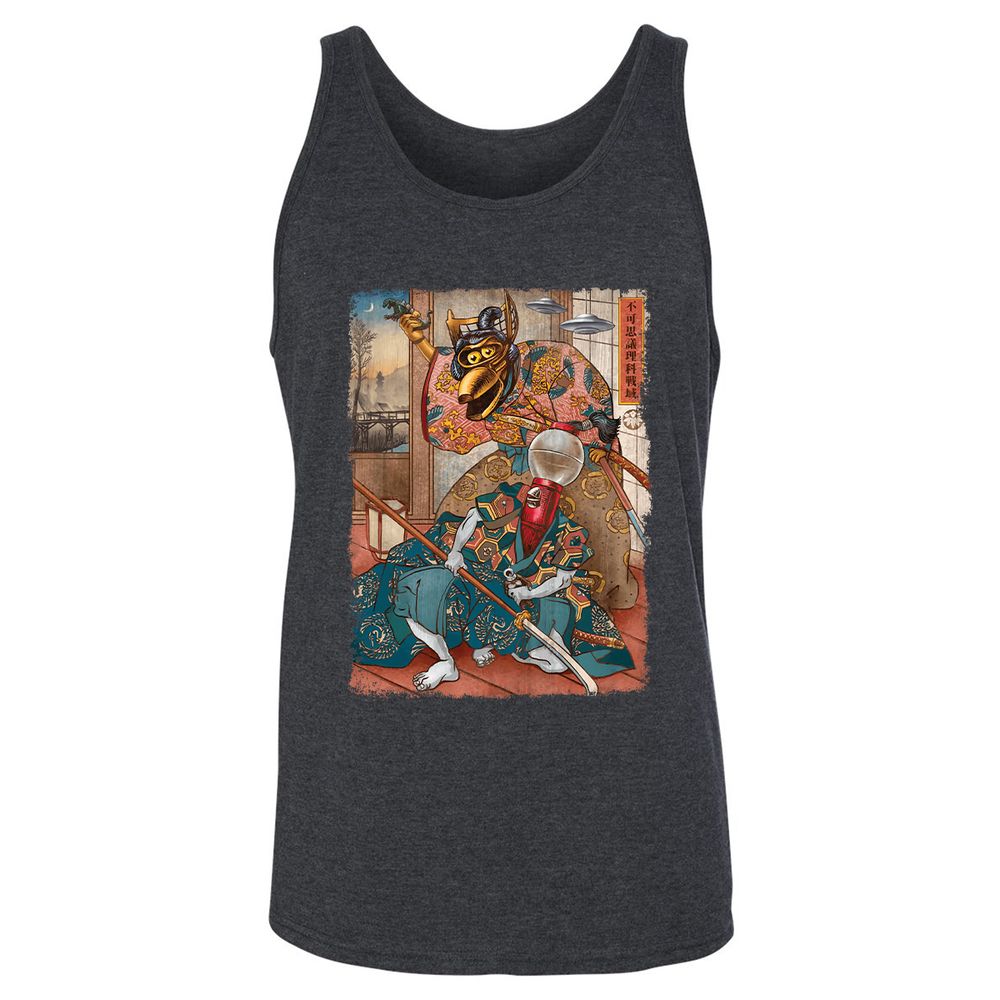 Unisex Jersey Tank - 5RGZLETR - Dark Grey Heather - 6