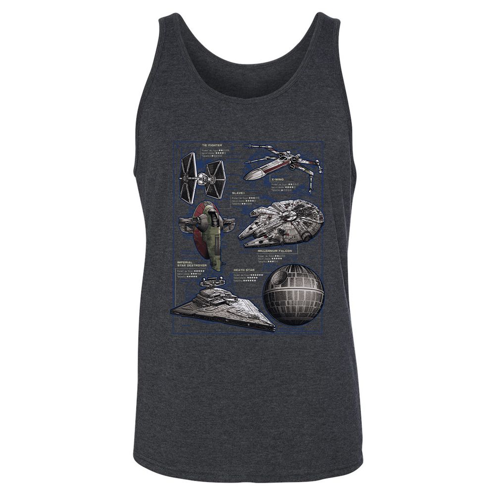 Unisex Jersey Tank - 18MW4JUB - Dark Grey Heather - 6