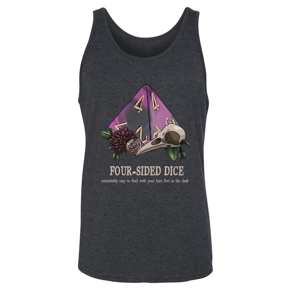 Unisex Jersey Tank - KM7VD9AD - Dark Grey Heather - 6