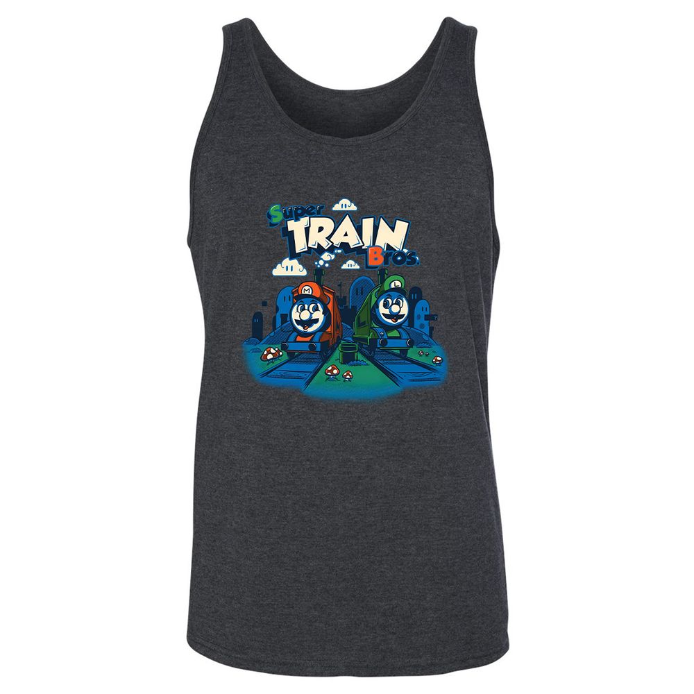 Unisex Jersey Tank - 4ZNBM73A - Dark Grey Heather - 6