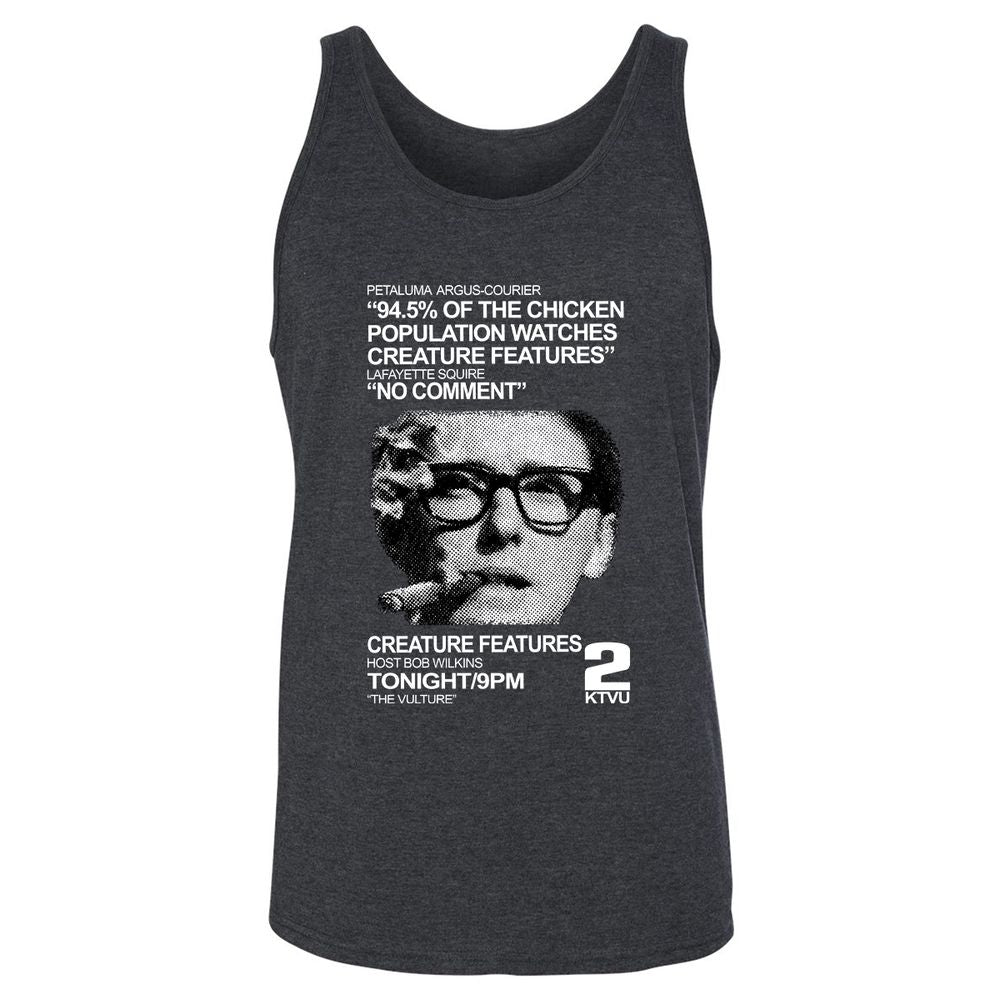 Unisex Jersey Tank - MKHJX8K7 - Dark Grey Heather - 6