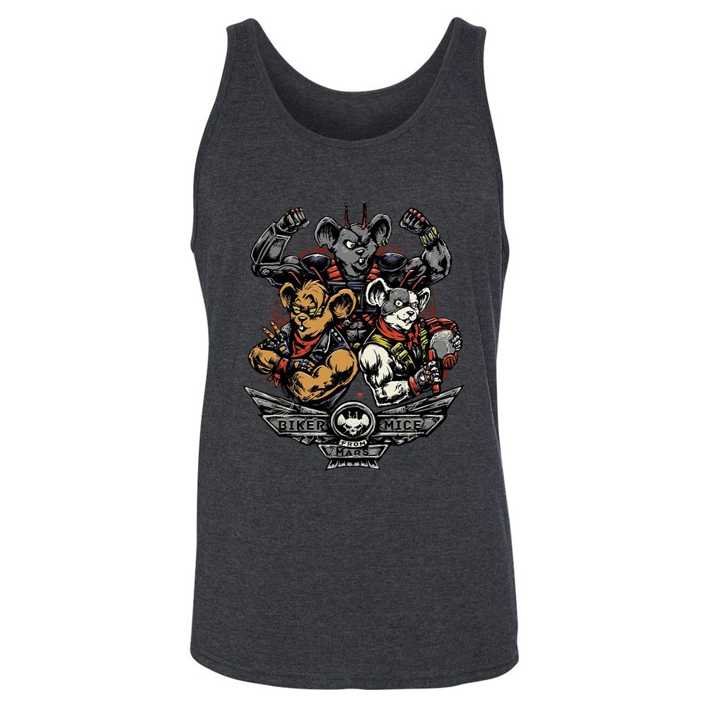 Unisex Jersey Tank - YUWTDX31 - Dark Grey Heather - 6