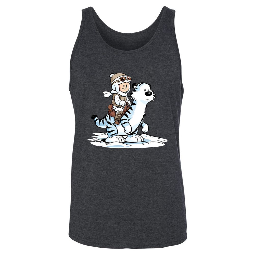 Unisex Jersey Tank - SAPHDTMK - Dark Grey Heather - 6