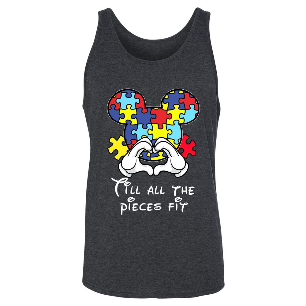 Unisex Jersey Tank - G74UZWB5 - Dark Grey Heather - 6