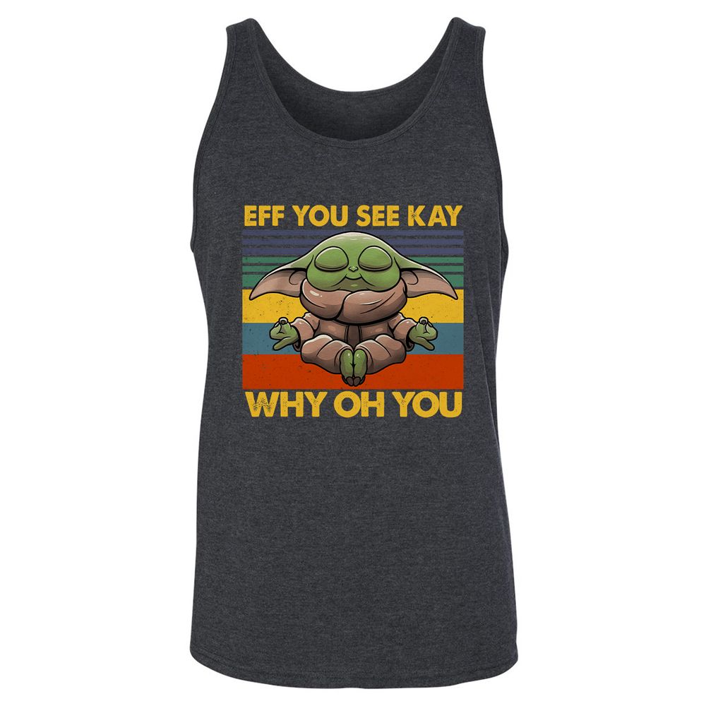 Unisex Jersey Tank - XD5TQHQE - Dark Grey Heather - 6