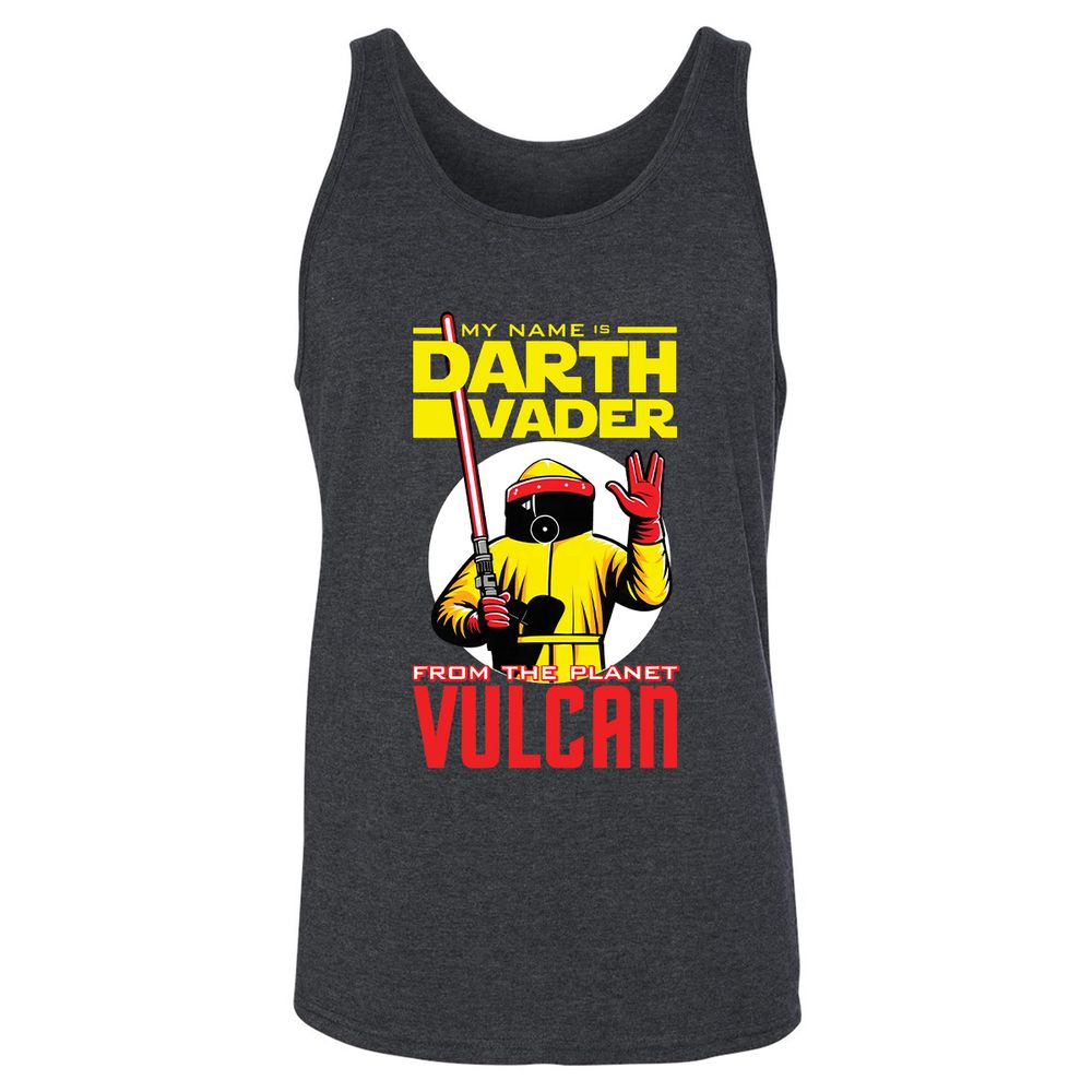 Unisex Jersey Tank - XEF7GZUP - Dark Grey Heather - 6