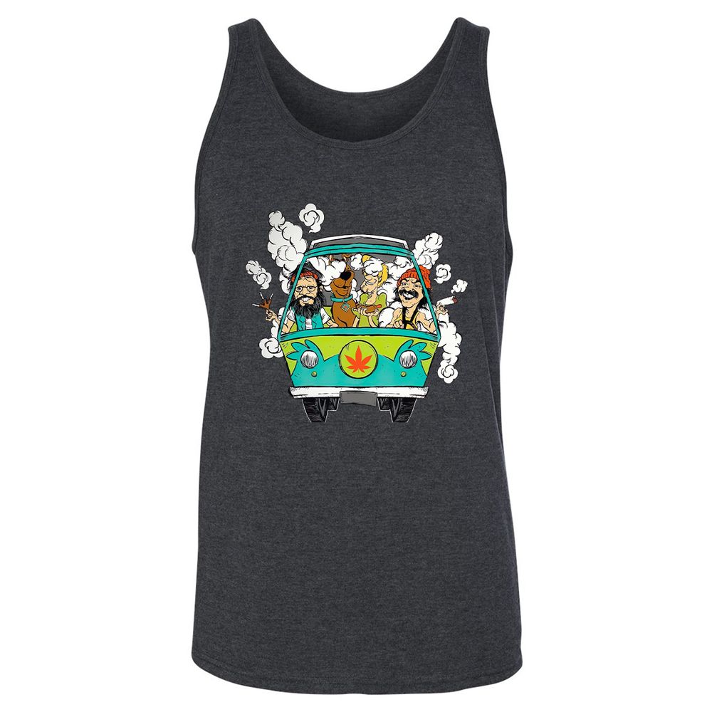 Unisex Jersey Tank - P4STY195 - Dark Grey Heather - 6