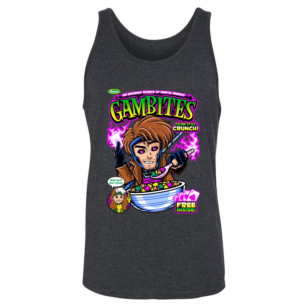 Unisex Jersey Tank - TL6B14FV - Dark Grey Heather - 6