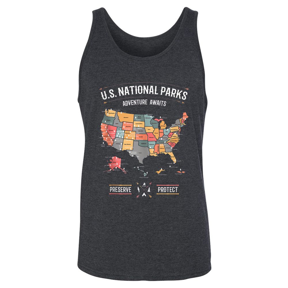 Unisex Jersey Tank - X9MUYREP - Dark Grey Heather - 6