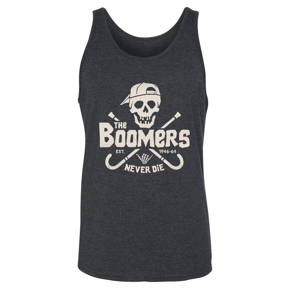 Unisex Jersey Tank - 69H5TUPT - Dark Grey Heather - 6