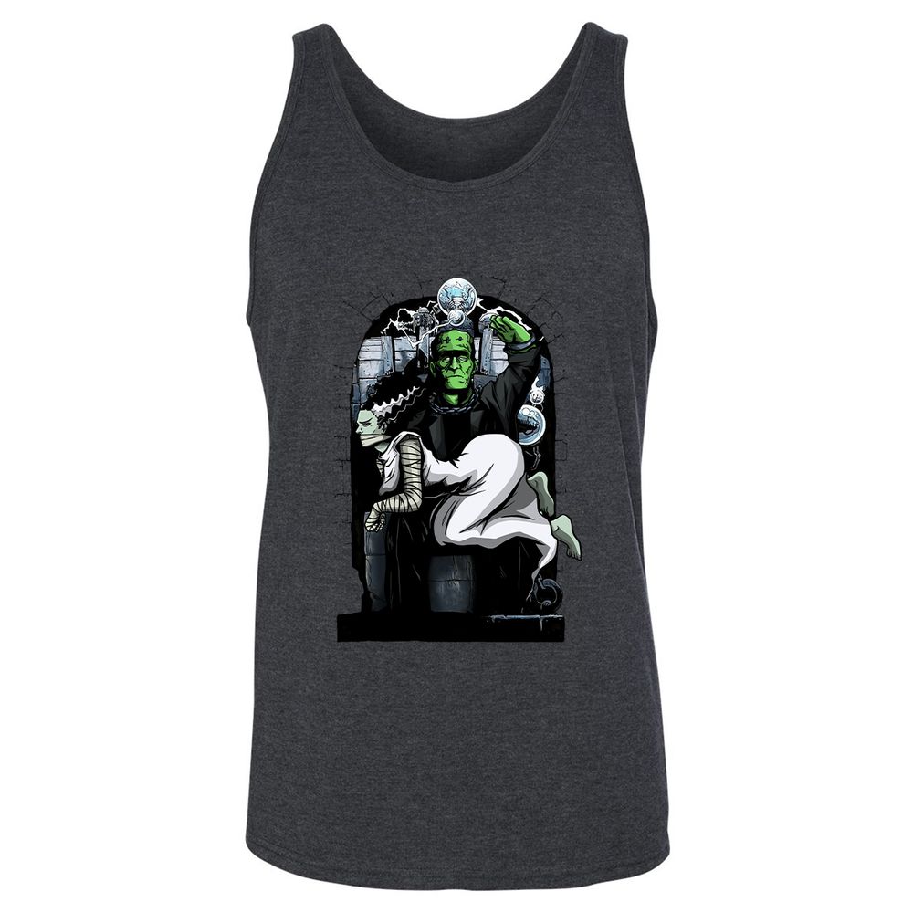 Unisex Jersey Tank - BWQ8RSQ1 - Dark Grey Heather - 6