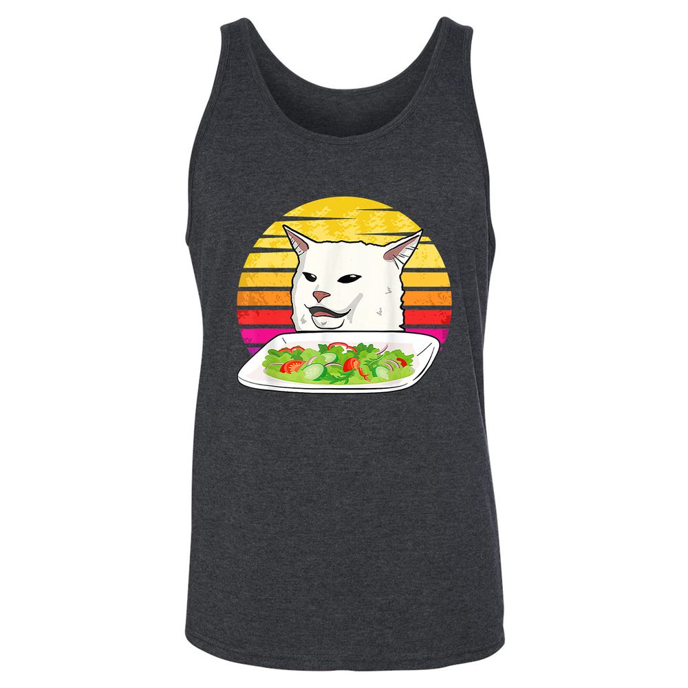 Unisex Jersey Tank - CAKEYZGC - Dark Grey Heather - 6