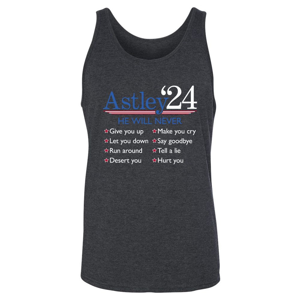Unisex Jersey Tank - 1BS6X2M8 - Dark Grey Heather - 6