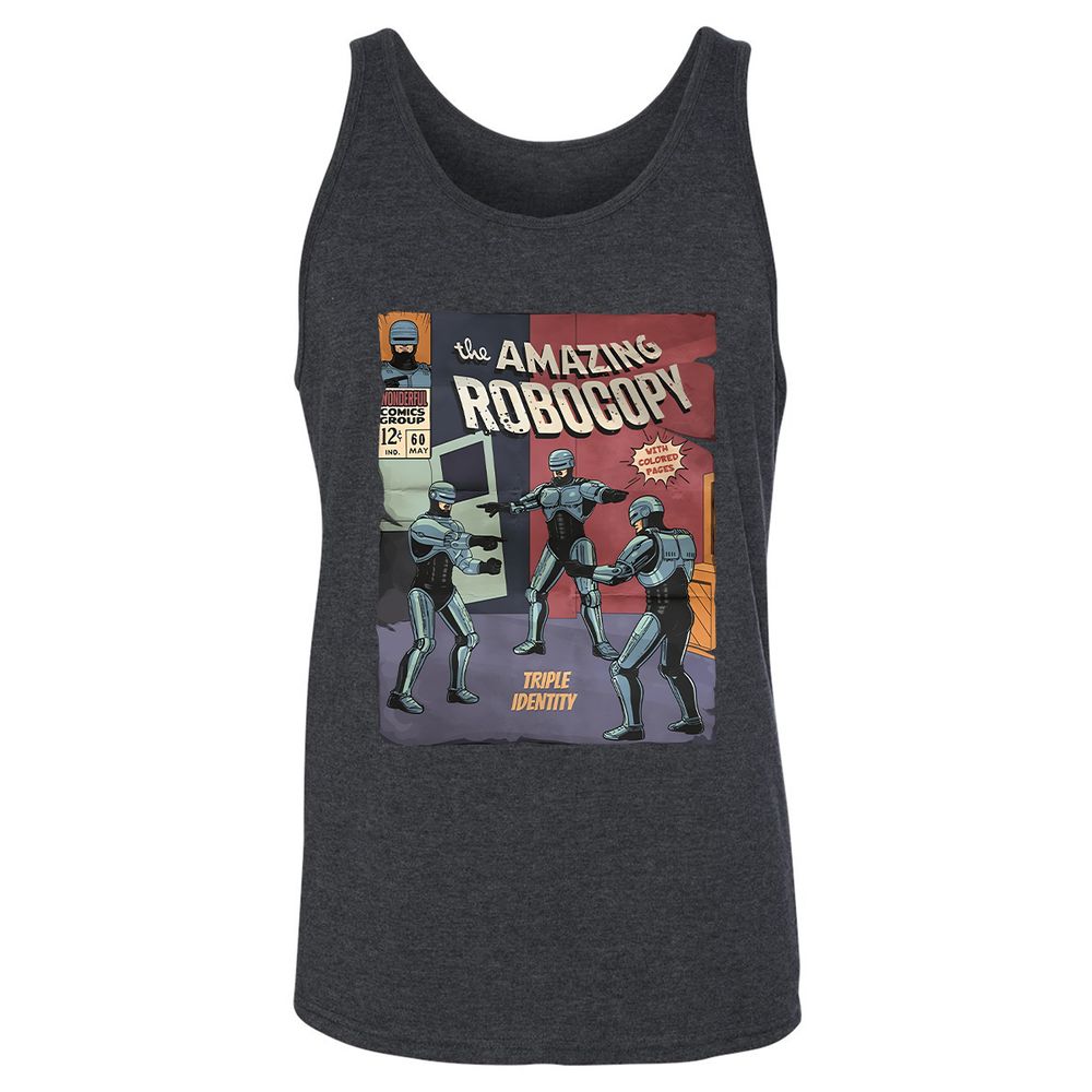 Unisex Jersey Tank - DGK4RGFT - Dark Grey Heather - 6