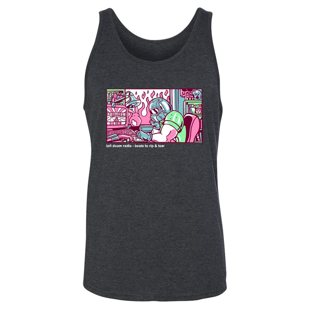 Unisex Jersey Tank - 5YGMF3RG - Dark Grey Heather - 6