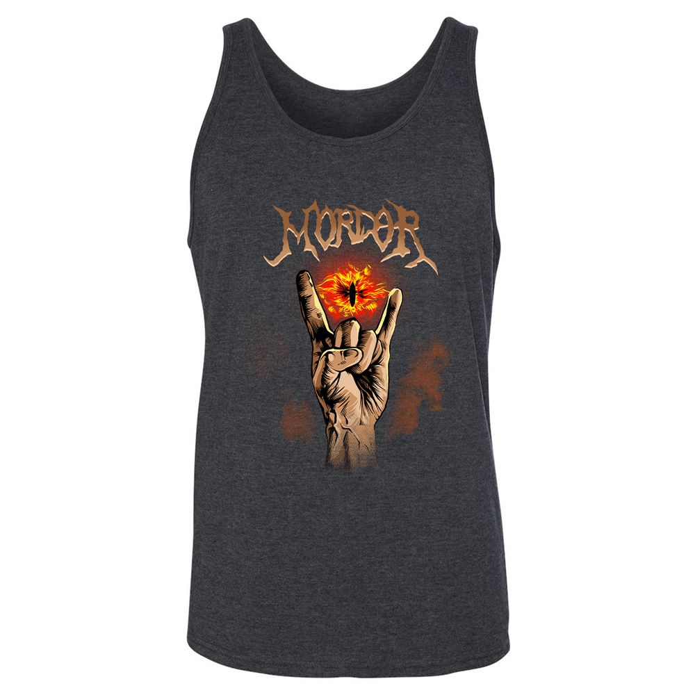 Unisex Jersey Tank - JELUCLHN - Dark Grey Heather - 6