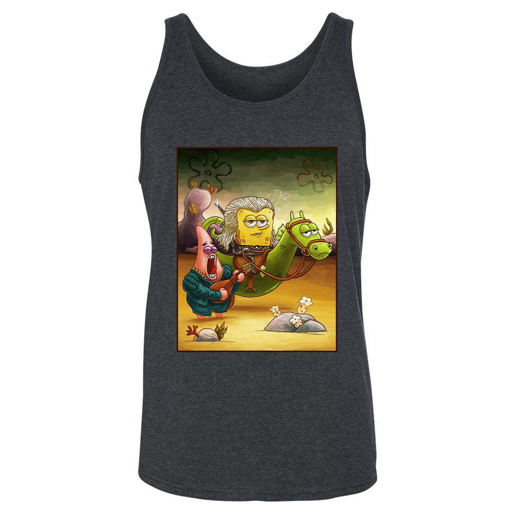 Unisex Jersey Tank - 521NCSMR - Dark Grey Heather - 6