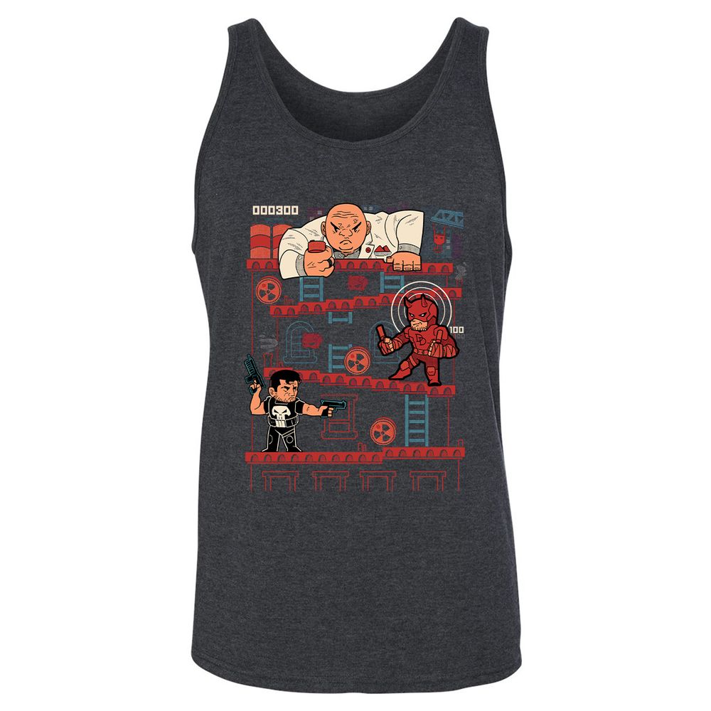 Unisex Jersey Tank - 6BEALYNF - Dark Grey Heather - 6