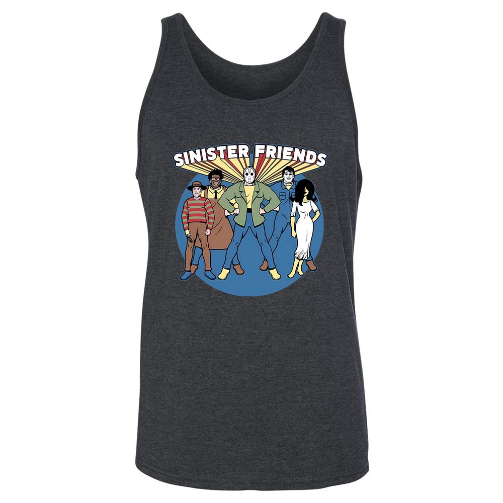 Unisex Jersey Tank - TMADYV23 - Dark Grey Heather - 6