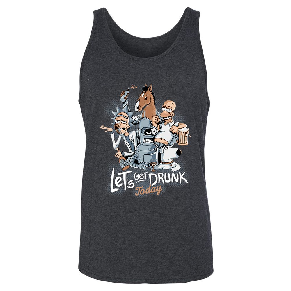 Unisex Jersey Tank - E649C72H - Dark Grey Heather - 6