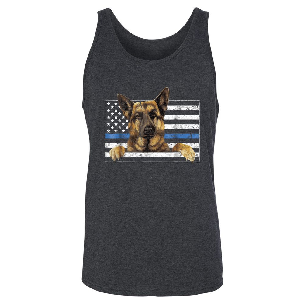 Unisex Jersey Tank - L9W83ELP - Dark Grey Heather - 6