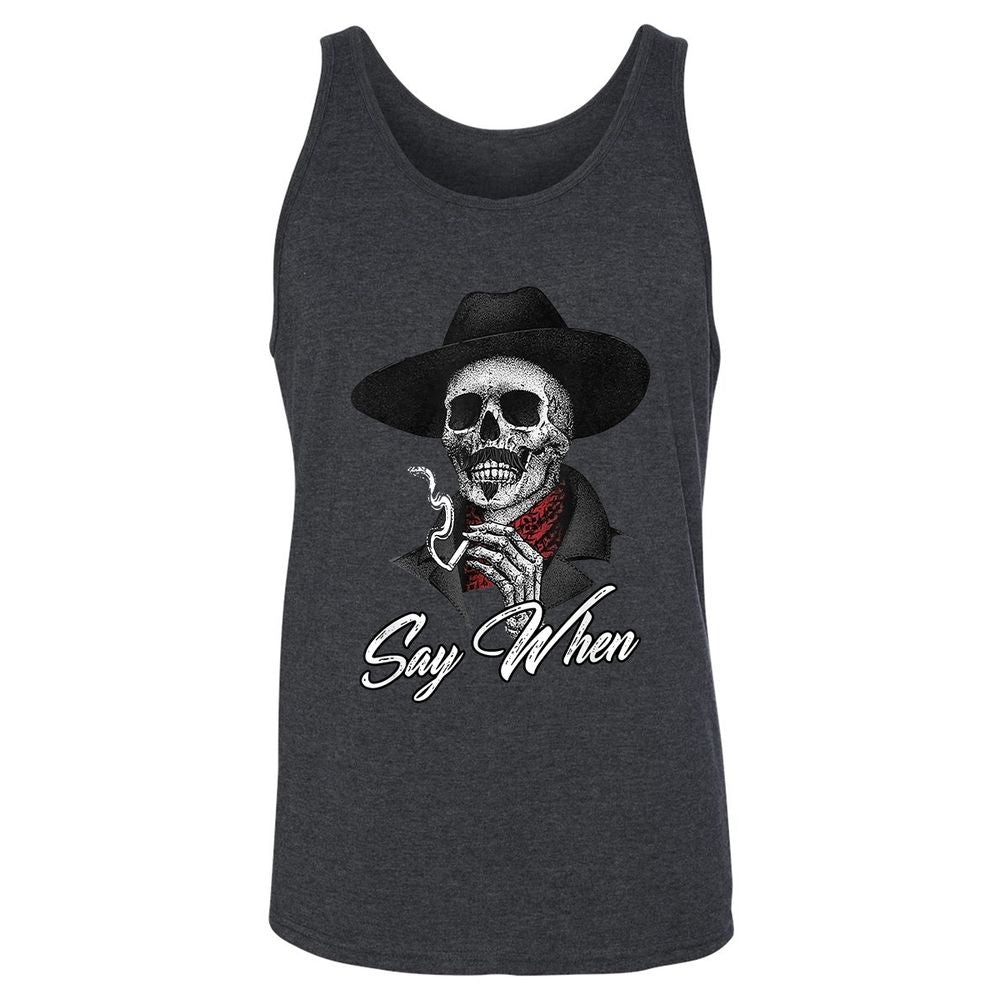 Unisex Jersey Tank - JXUXQS6W - Dark Grey Heather - 6