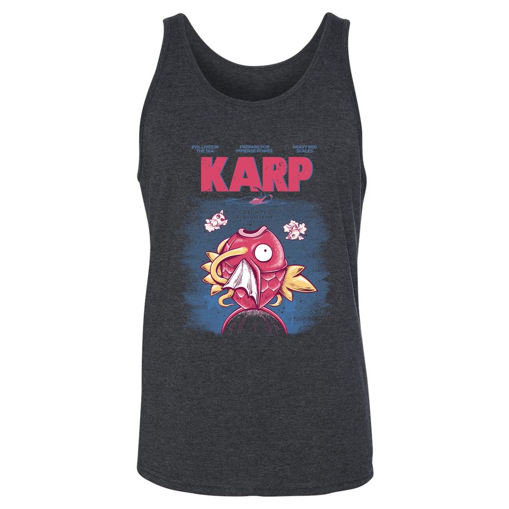 Unisex Jersey Tank - LQ751CW5 - Dark Grey Heather - 6